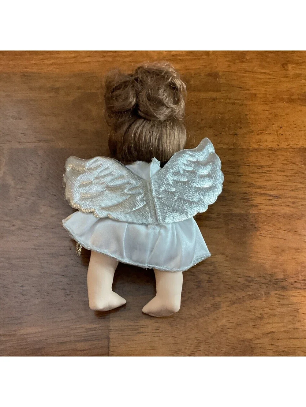 Classic Creations Porcelain Birthstone Angel doll with Gray Wings